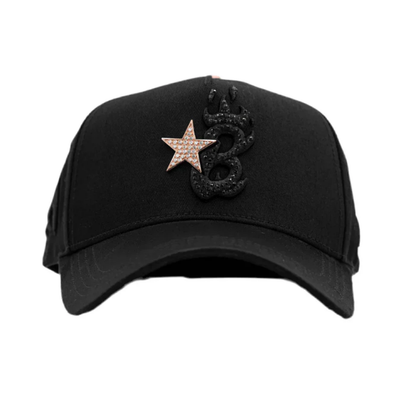 BARBAS HATS "B STAR" - ROSE GOLD